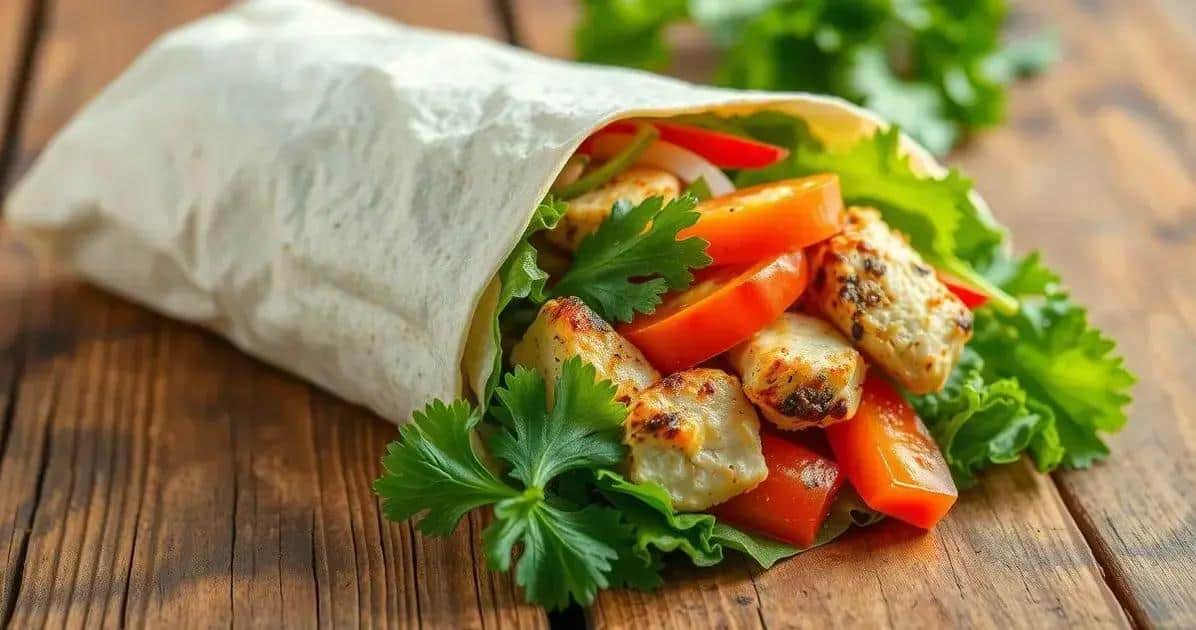 Wrap de Frango Saudável: Descubra Uma Opção Saborosa e Nutritiva